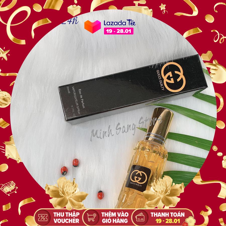 [HCM]NƯỚC HOA NỮ CHIẾT PHÁP GUITLY VÀNG 20ML LƯU HƯƠNG CỰC LÂU 6-12H