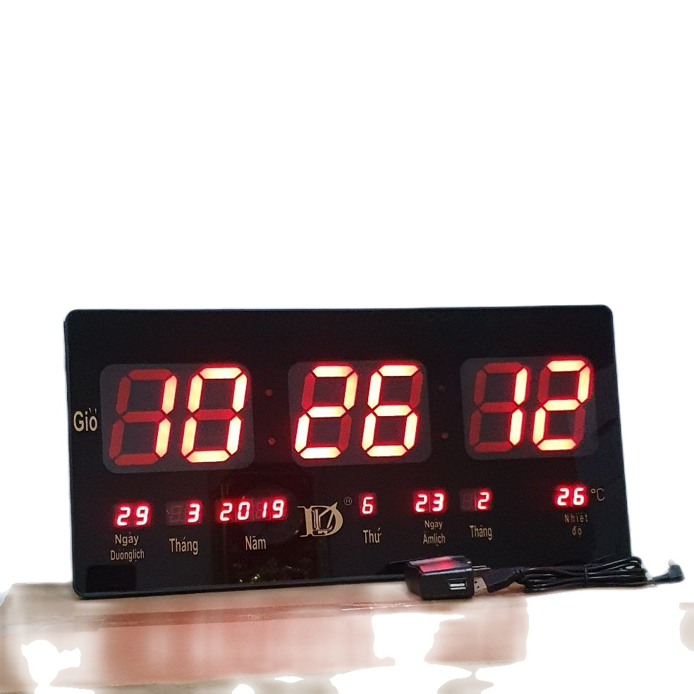 Đồng Hồ Led Vạn Niên L4628.KT 45×22×3cm.Hàng siêu to,siêu đẹp ,siêu mỏng.