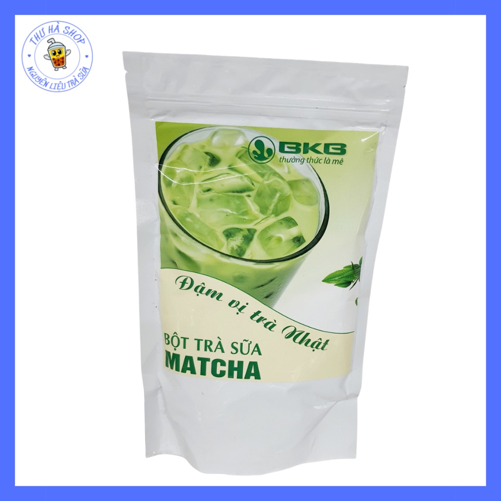 BỘT TRÀ SỮA PHA SẴN VỊ MATCHA/TRÀ XANH  500g ,nguyên liệu làm trà sữa