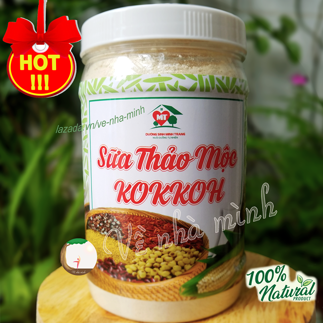 Sữa hạt dinh dưỡng thảo mộc kokkoh 500g ( sữa cao cấp thực dưỡng dạng bột, ăn dặm dành cho người già, bà bầu, người lớn, trẻ nhỏ, người bệnh...)