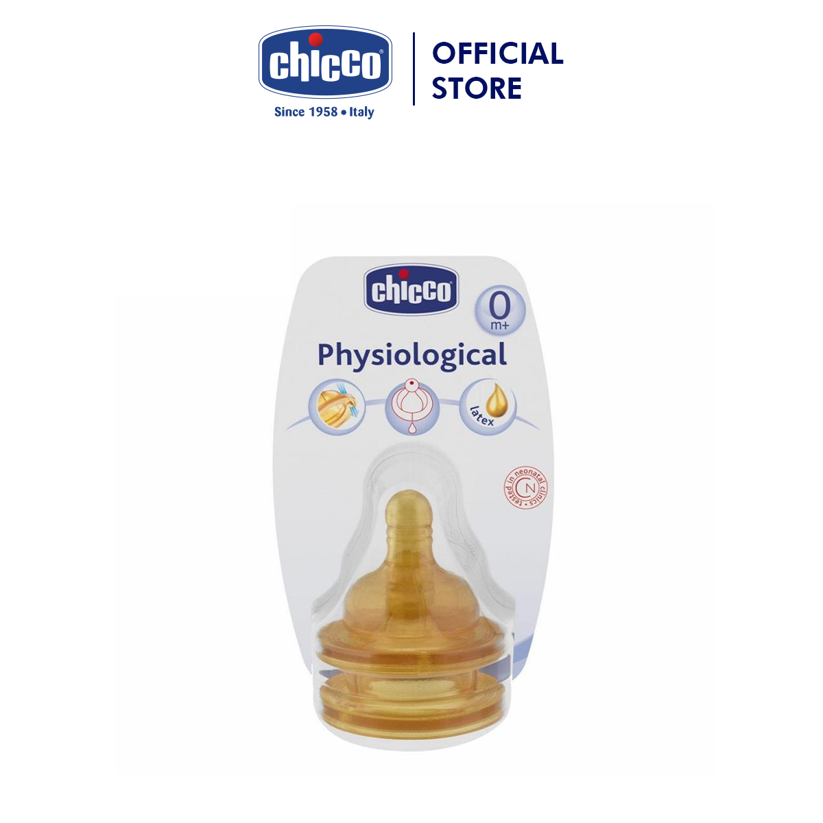 Hai núm ty cao su chống đầy hơi dòng chảy chậm 0M+