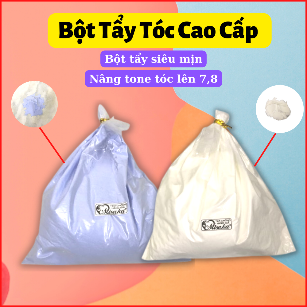 Bột tẩy tóc cao cấp Trắng - Xanh 500g