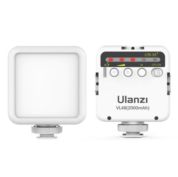 ĐÈN LED ULANZI VL49 PHIÊN BẢN MỚI - ĐÈN QUAY PHIM PIN SẠC 2000MAH