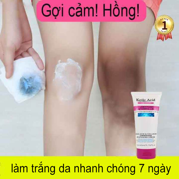Kem khử thâm làm trắng vùng nách Khử mùi hôi vùng nách. Khử thâm vùng kín,đầu gối,khuỷu tay chân. Loại bỏ hắc tố, làm trắng sáng toàn thân.