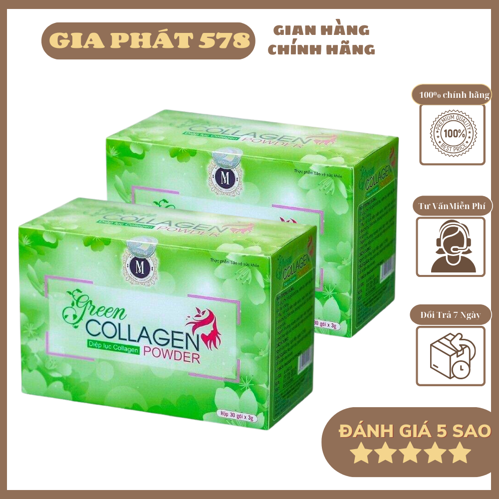 Diệp lục Collagen – Bổ xung dưỡng chất, thải độc, đẹp da.