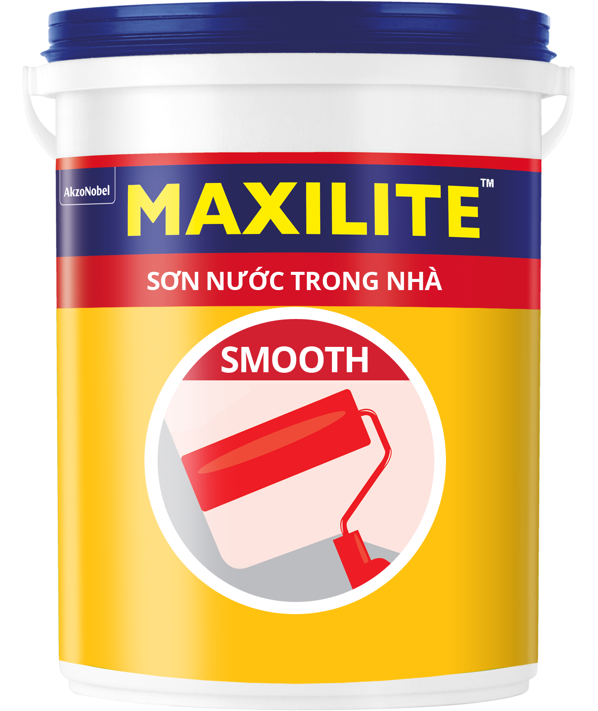 MAXILITE SMOOTH INTERIOR - 1KG - Sơn tường gốc nước nội thất màu trắng - (Bán lẻ)