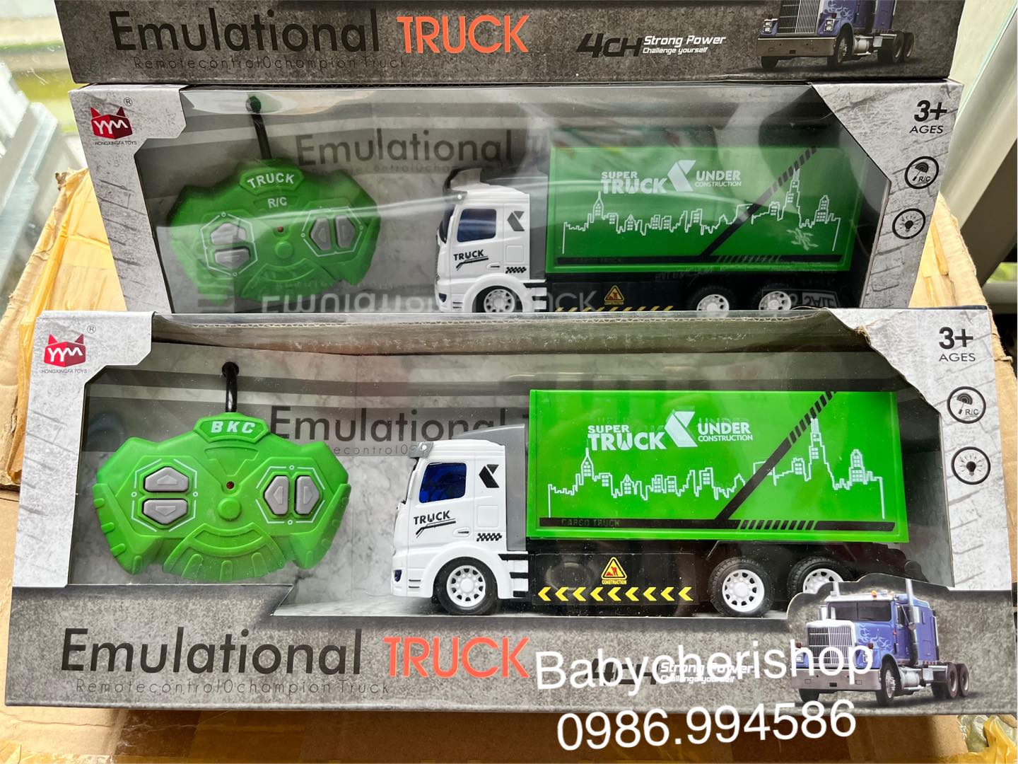 Mô hình xe điều khiển từ xa - super truck