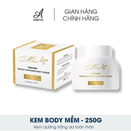 Kem body Mềm A Cosmetics dưỡng trắng da toàn thân- Hộp 250g