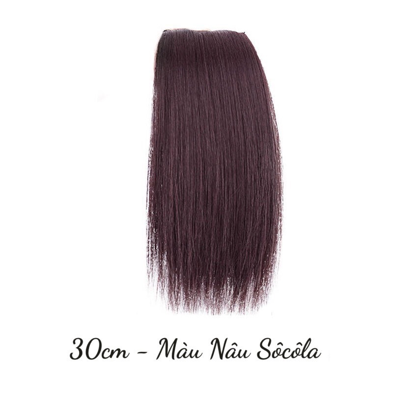 Kẹp phồng chân tóc CAO CẤP, tóc giả dài vừa 30 cm, có thể kết hợp tóc thẳng/ xoăn