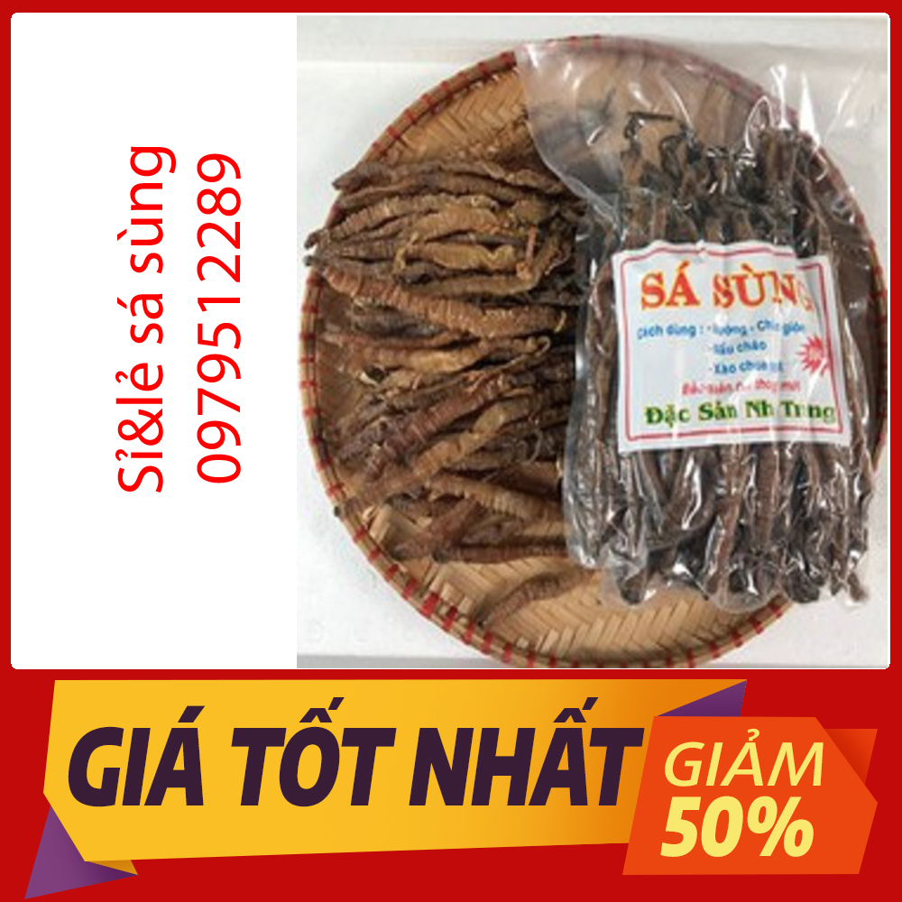 Sá Sùng Khô Nấu Phở 500gr Size Lớn - Sá Sùng Nấu Nước Lèo Ngọt Ngon