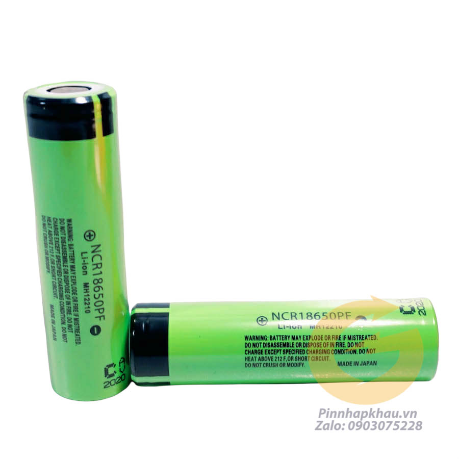 [P07] Pin sạc Lithium Li-ion 18650 Panasonic NCR18650PF xã 10A 2900mah Japan có QR code trên thân pin