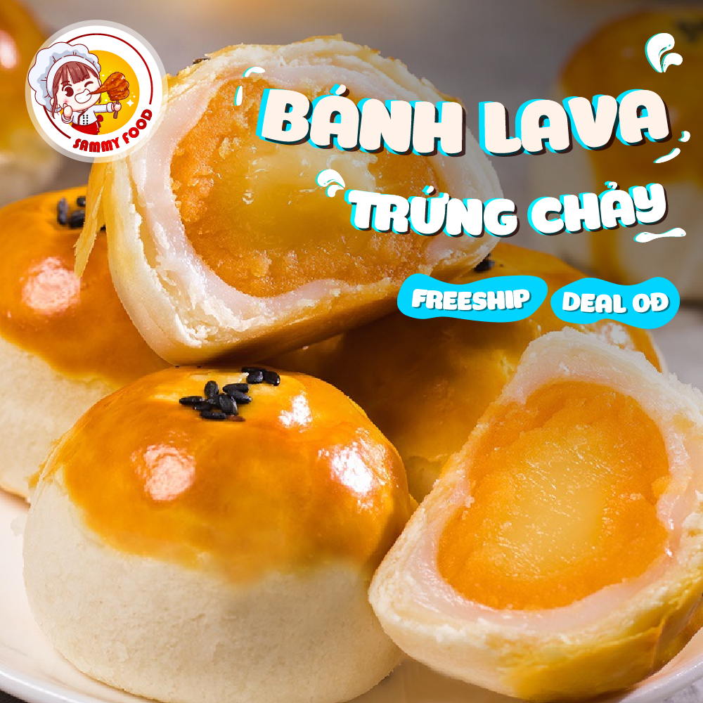 Hộp bánh trung thu lava trứng chảy ngàn lớp | ĂN VẶT SAMMY FOOD