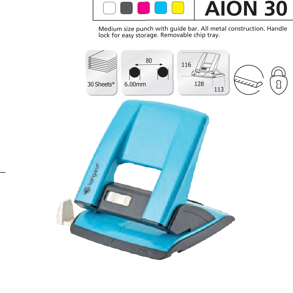 Bấm lỗ toàn khung kim loại 30 tờ kangaro aion 30