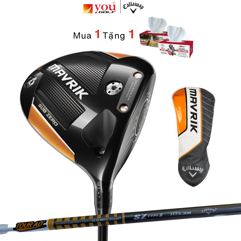 (Chính Hãng) Gậy Golf Driver Nam Callaway Mavrik Sub Zero - Gậy Driver Nhật New