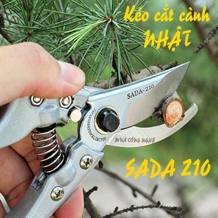  Kéo cắt cành cây SADA  Nhật Bản cắt ngọt cán cầm chắc chắn sắc vĩnh viễn 