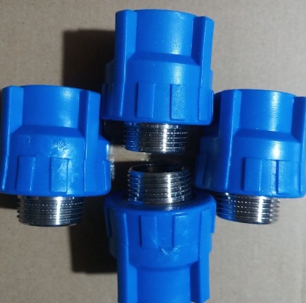 Nối ren ngoài ống nước nóng PPR phi 32 - Phụ kiện ống nước nóng, lạnh
