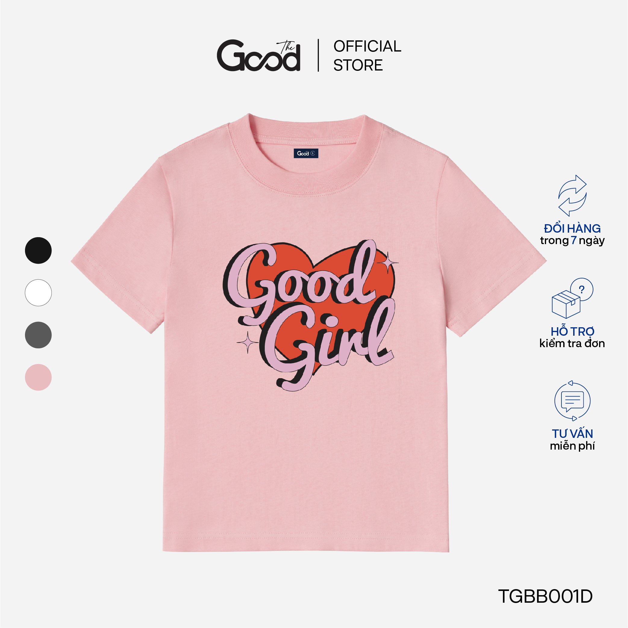 Áo baby tee "good girl" the good