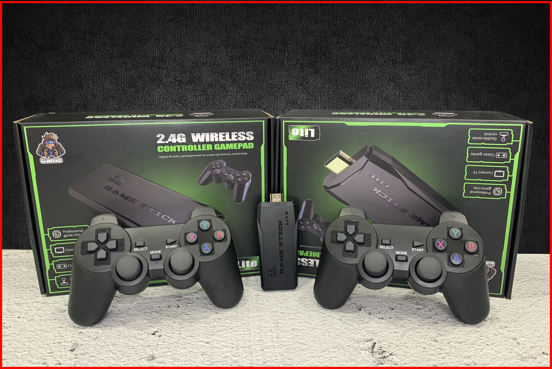 Bảng điều khiển trò chơi điện tử 4K HDMI USB với 3000+ trò chơi ,Máy chơi gamer Tay cầm không dây bluetooth ,Gamestick With 3000 Games Plus 2.4G Wireless Play Dongle HDMI 4k Console, controller gamepad lite Không có đánh giá