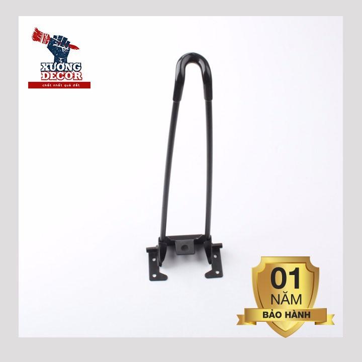 Bộ 4 Chân bàn gập gọn sắt sơn tĩnh điện đen 30cm - Bộ 4 chiếc