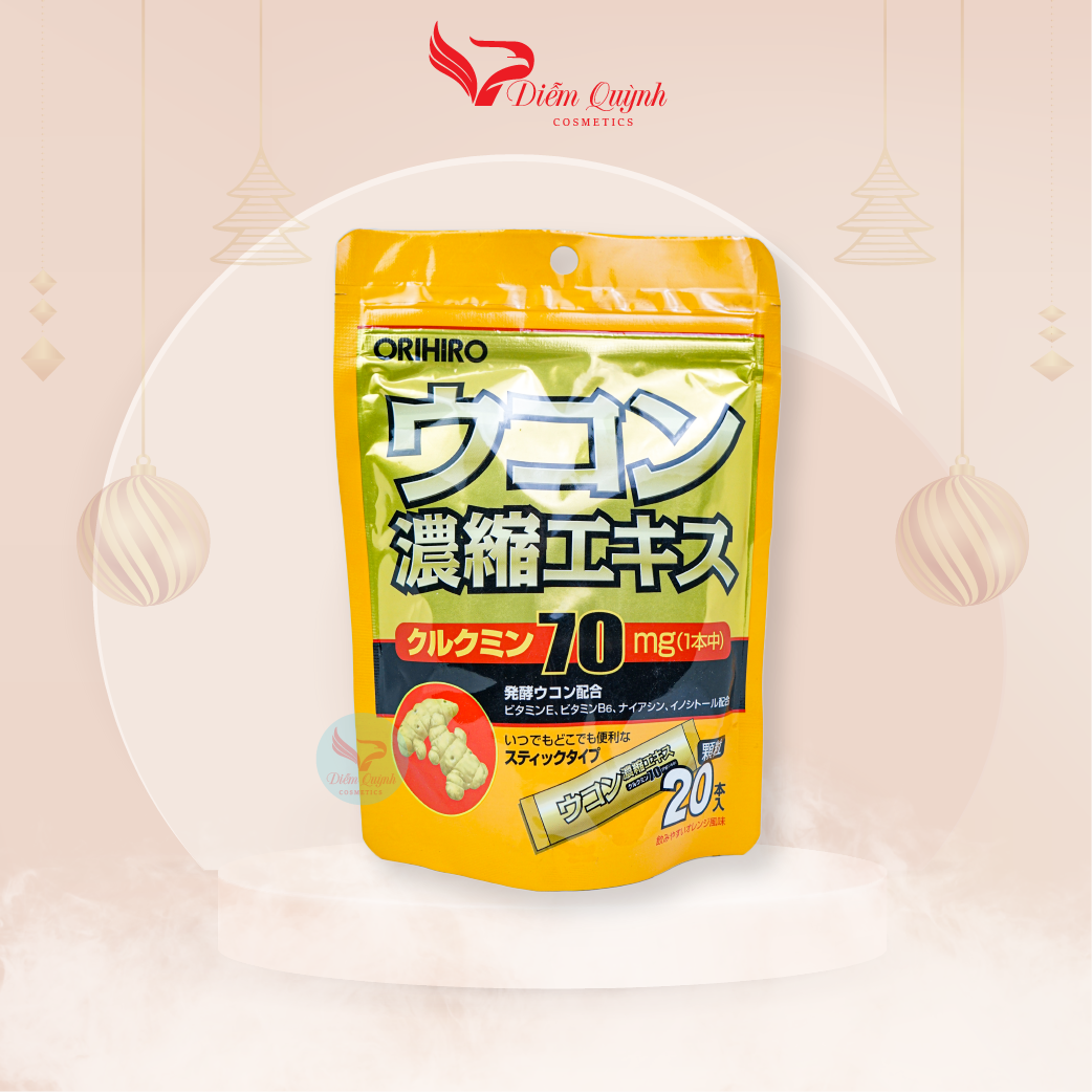 Bột Nghệ giải rư.ợu Orihiro 20 gói Nhật Bản