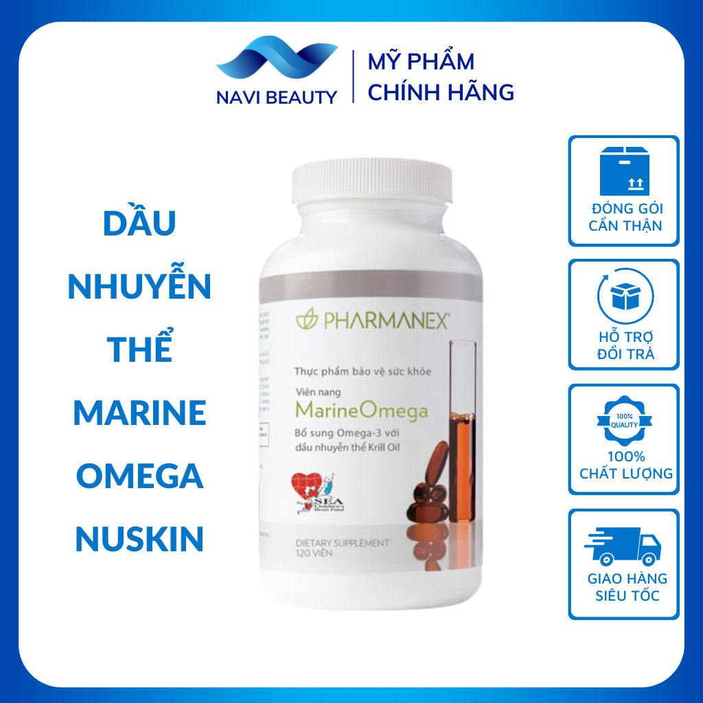 Marine Omega 3 - Sản phẩm dinh dưỡng tốt cho mắt, não, tim và da