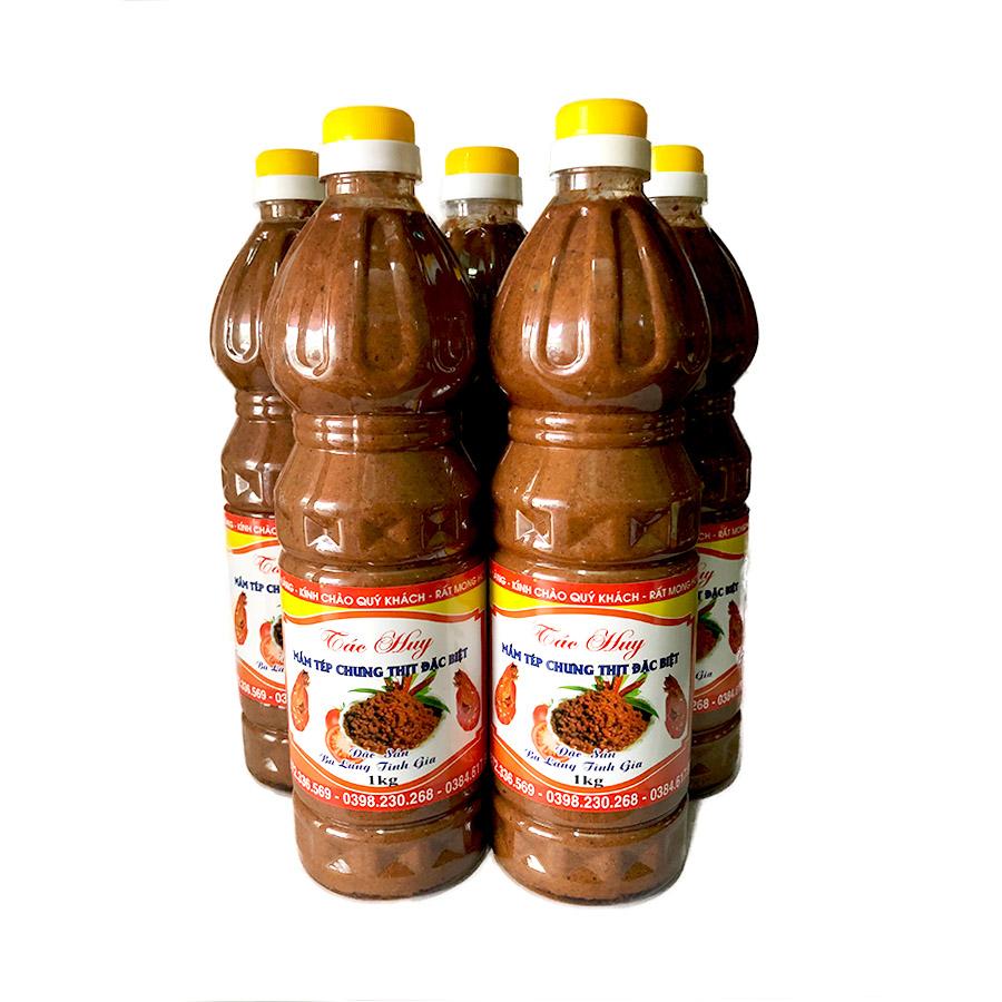 Combo 2 chai mắm tép Ba Làng 1kg loại đặc biệt