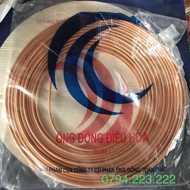 Ống đồng phi 6 lắp điều hoà,cuộn 15m
