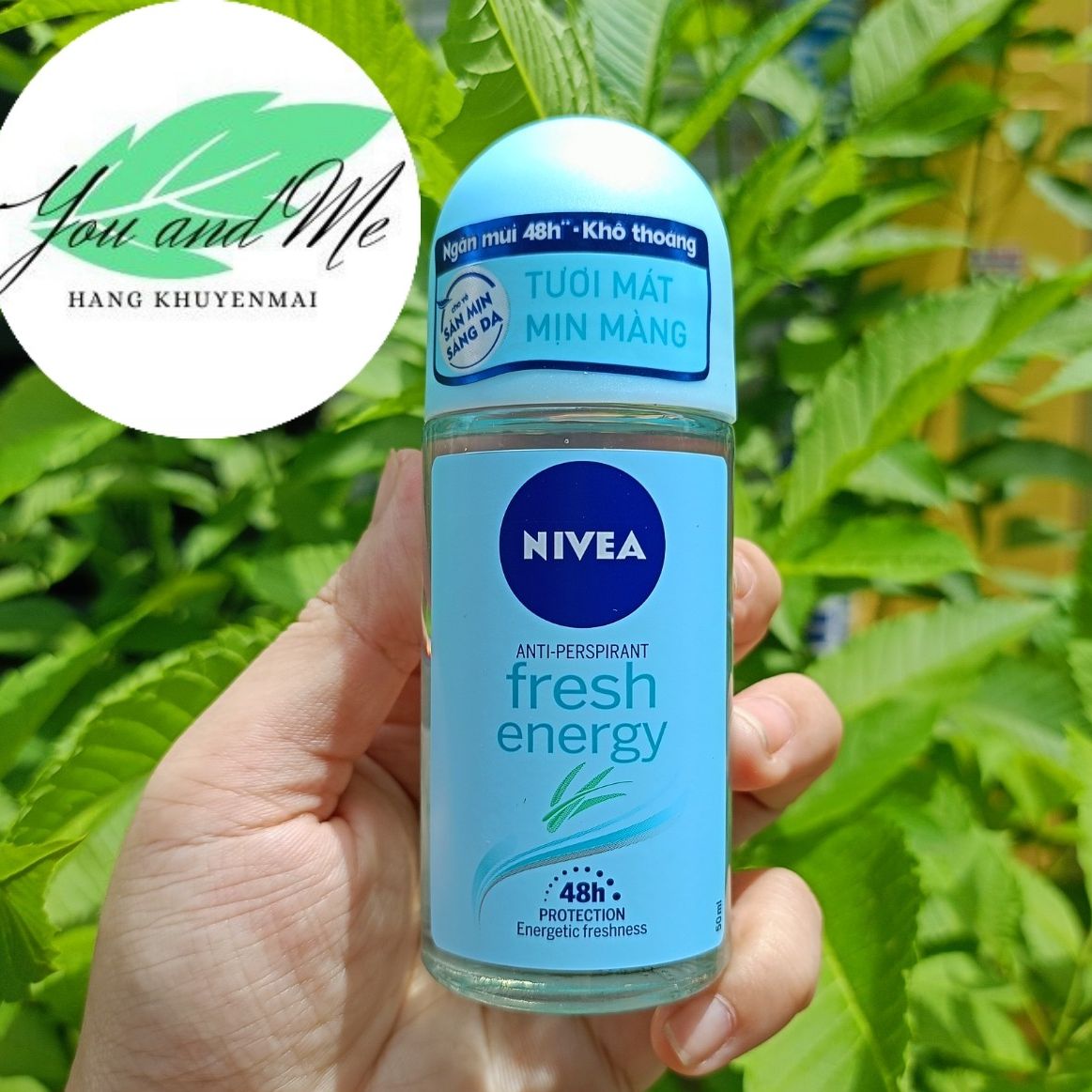 Lăn ngăn mùi Nivea tươi mát sức sống 50ml