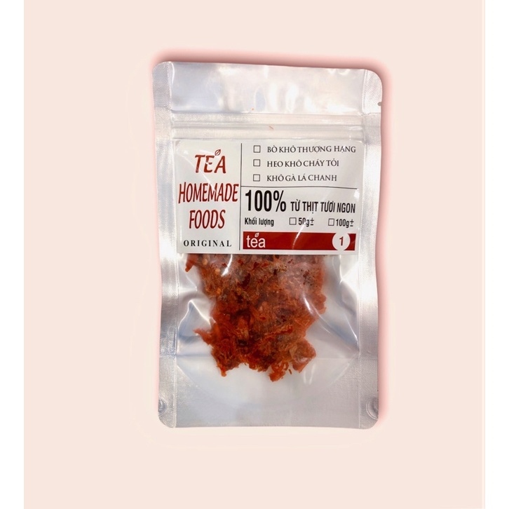 [sẵn sàng] BÒ KHÔ CAY CAY THƠM NGON GÓI 50G