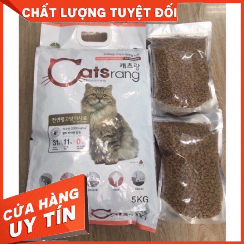 Thức ăn hạt cho mèo catsrang hàn quốc - túi 0,5 - 1kg hạt catsrang