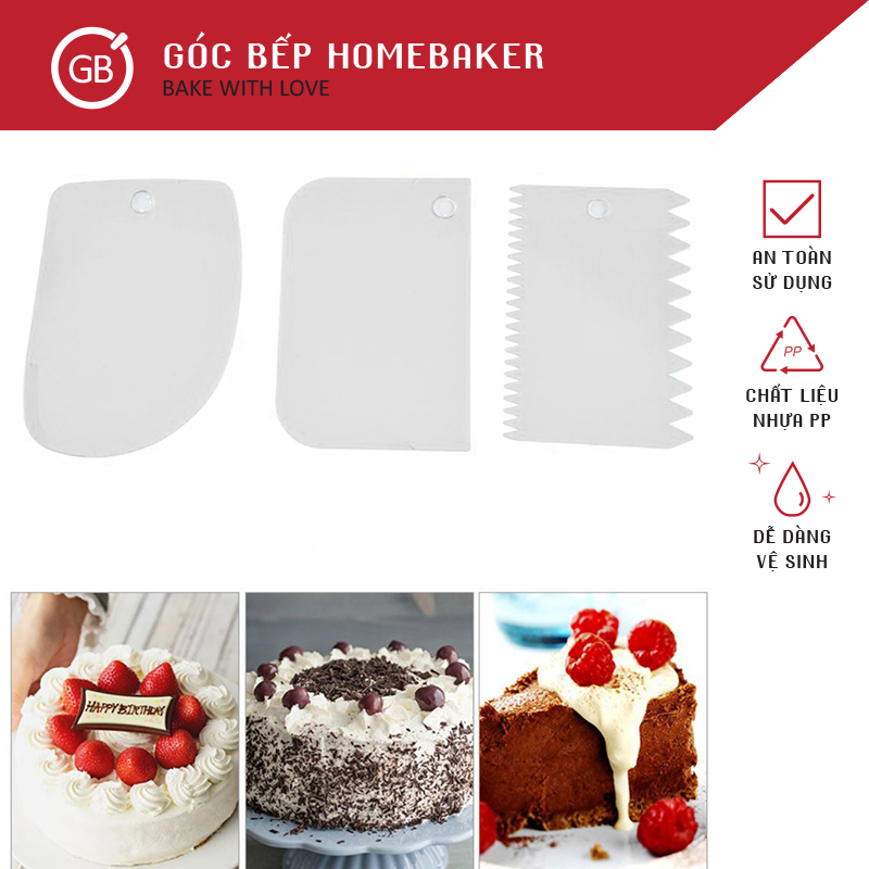 Dụng Cụ Cắt Vét Bột - Dao Vét Bột Làm Bánh GBOT001
