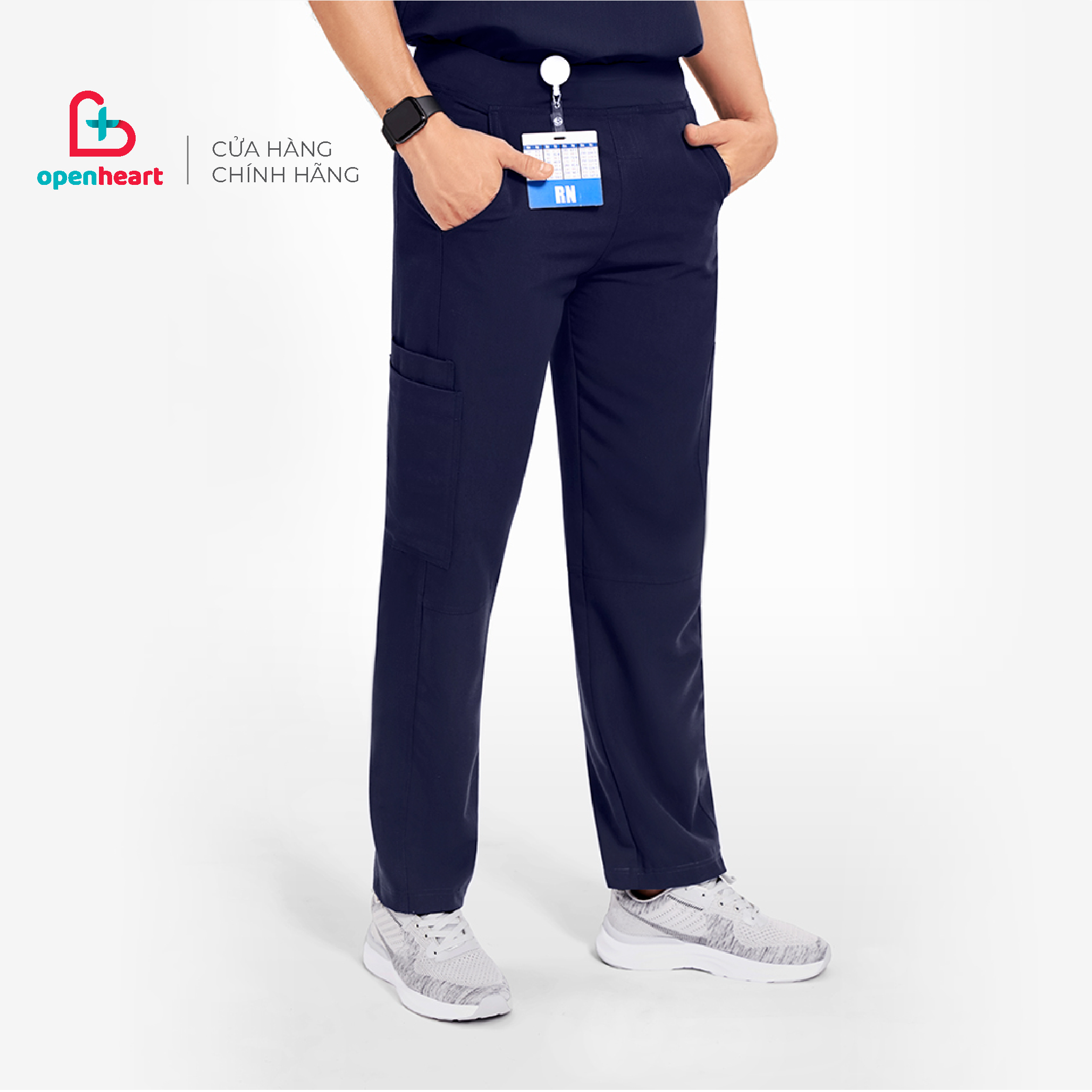 Quần scrub nam cargo 7 túi