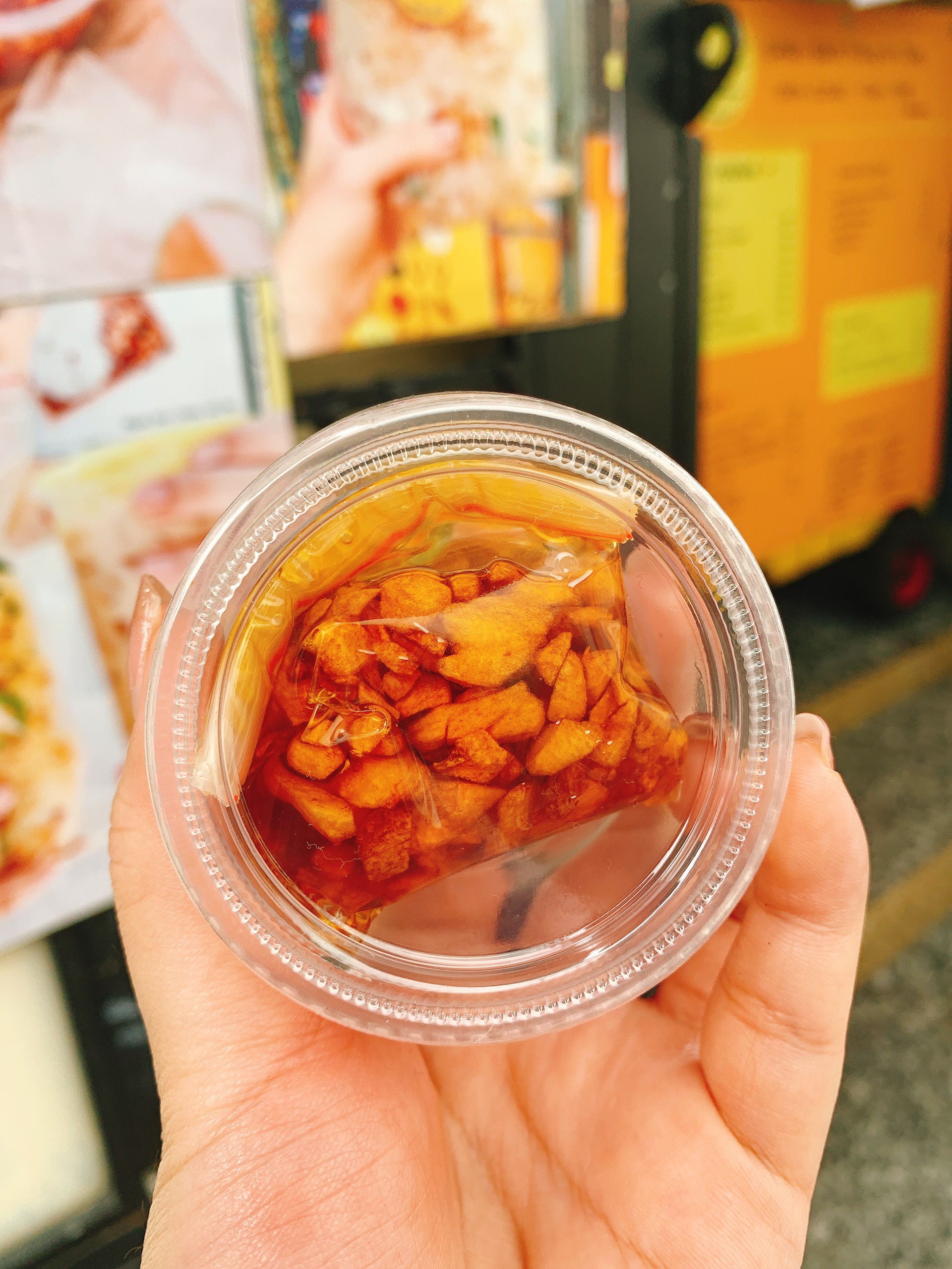 Topping: sate tỏi thêm