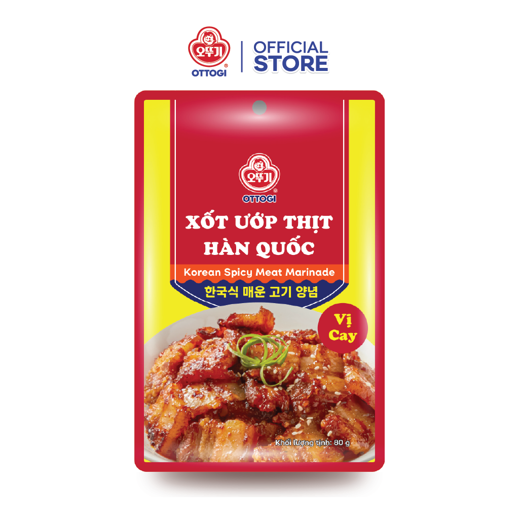 Xốt ướp thịt hàn quốc vị cay ottogi 80g