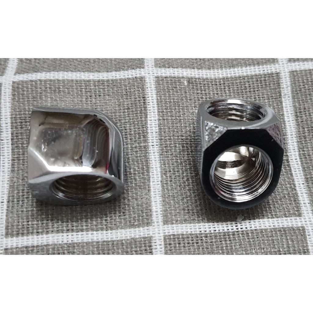 Fit nối vuông góc 2 đầu ren trong tản nhiệt nước