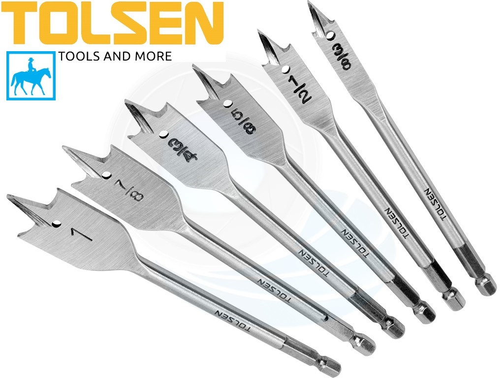 Bộ 6 mũi khoan gỗ đuôi lục giác 10mm 25mm dài 152mm Tolsen 75656 - 75656, sản phẩm đa dạng về mẫu mã, kích cỡ, chất lượng đảm bảo, cam kết hàng nhận được giống với mô tả