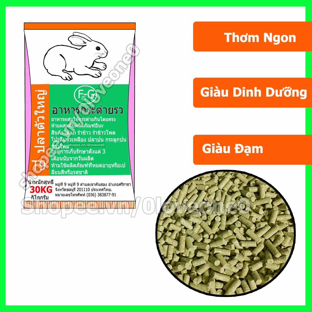 1 Kg Cám Thái F-G Bổ Dưỡng Cho Thỏ- Bọ Ú- Guinea Pig