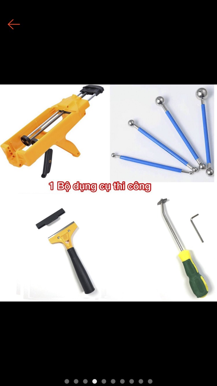 [HN] Dụng cụ chét mạch keo Saveto Epoxy/Keo Saveto chính hãng của Tập đoàn Saveto Italia