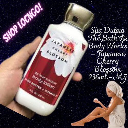 Sữa dưỡng thể bath & body works – japanese cherry blossom 236ml - mỹ by shop locngo