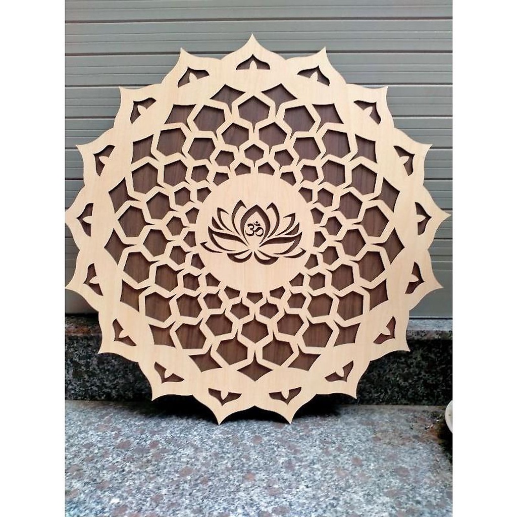 Decor Hoa Mandala Treo Tường Trang Trí Phòng Thiền , Yoga …