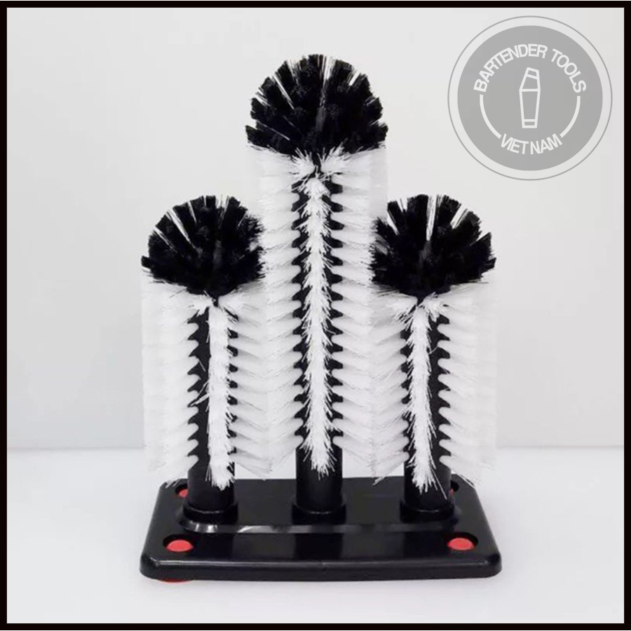 Cọ Rửa Ly 3 Đầu Nhỏ- Glass Washer Brusher