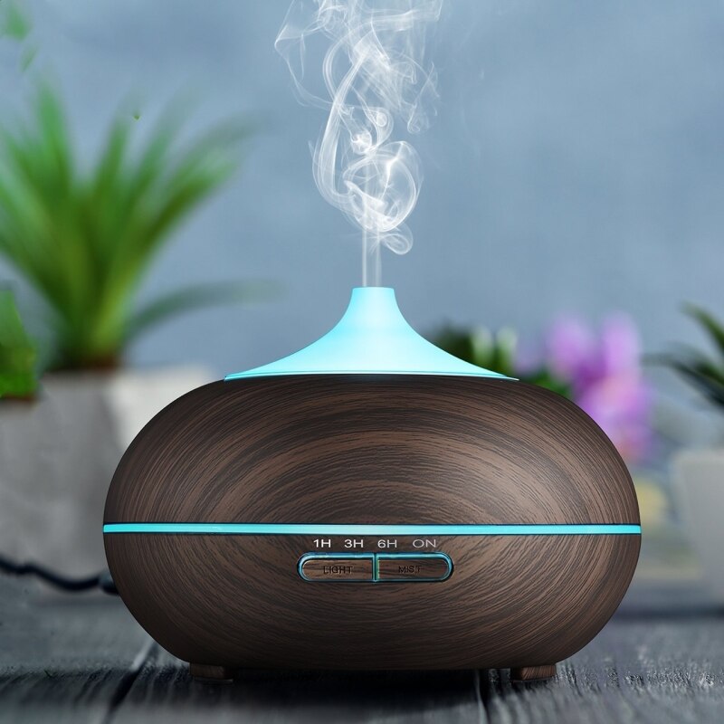 ( Tặng tinh dầu) Máy xông tinh dầu, máy tạo độ ẩm hình bí ngô AROMA455 +có Remote