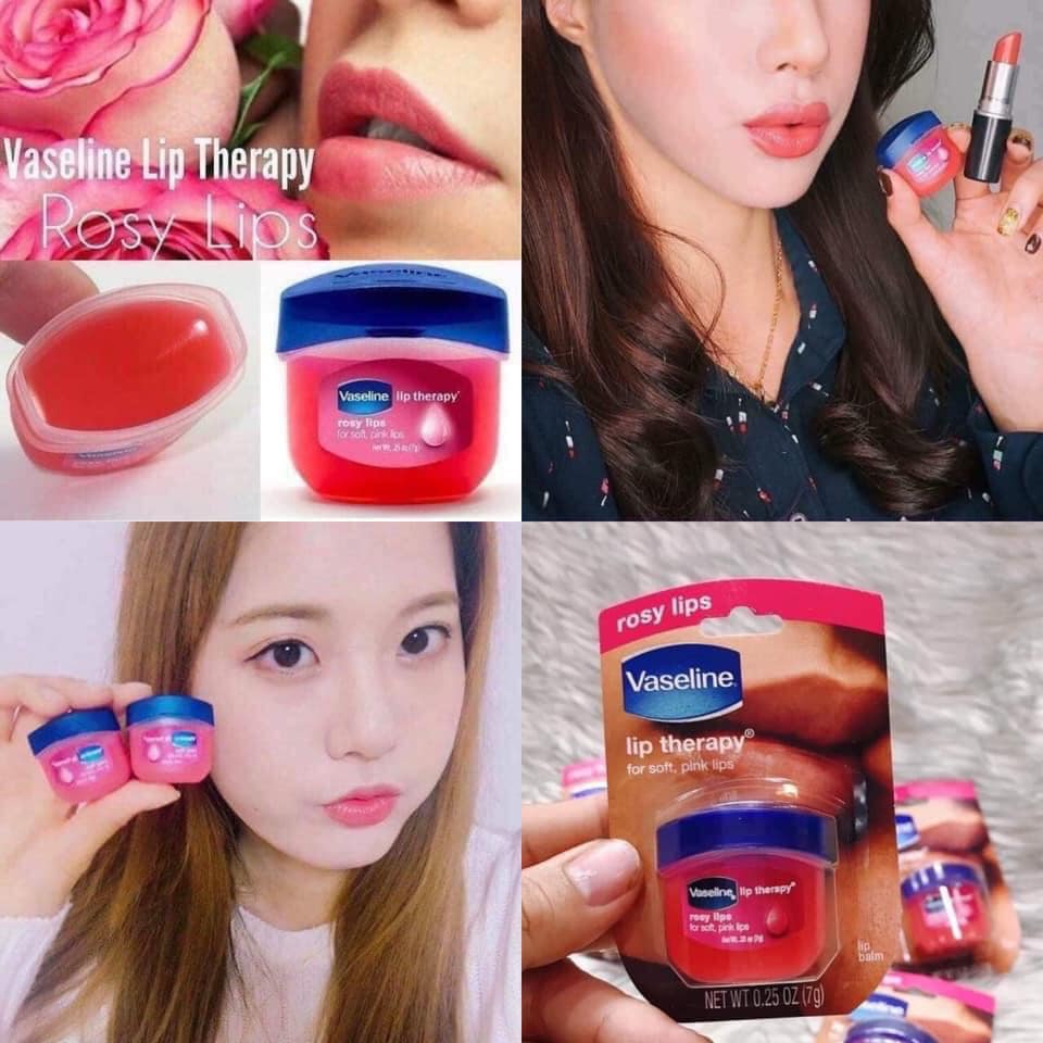 Dưỡng môi vaseline có màu lip thâm therapy 7g - dưỡng môi vazelin