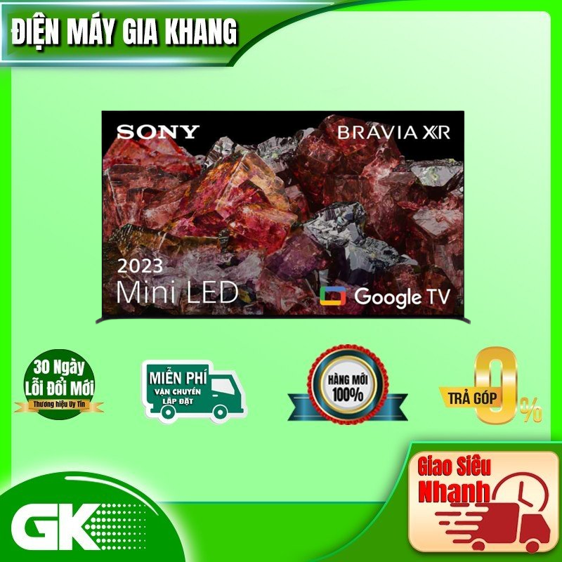 Google Tivi MiniLED Sony 4K 65 inch XR-65X95L - Micro tích hợp trên TV điều khiển giọng nói rảnh tayBravia CAM (mua thêm camera) - GIAO TOÀN QUỐC - FREESHIP HCM