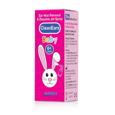 Dung dịch vệ sinh tai CleanEars Baby 6+month hộp 1 chai 15ml