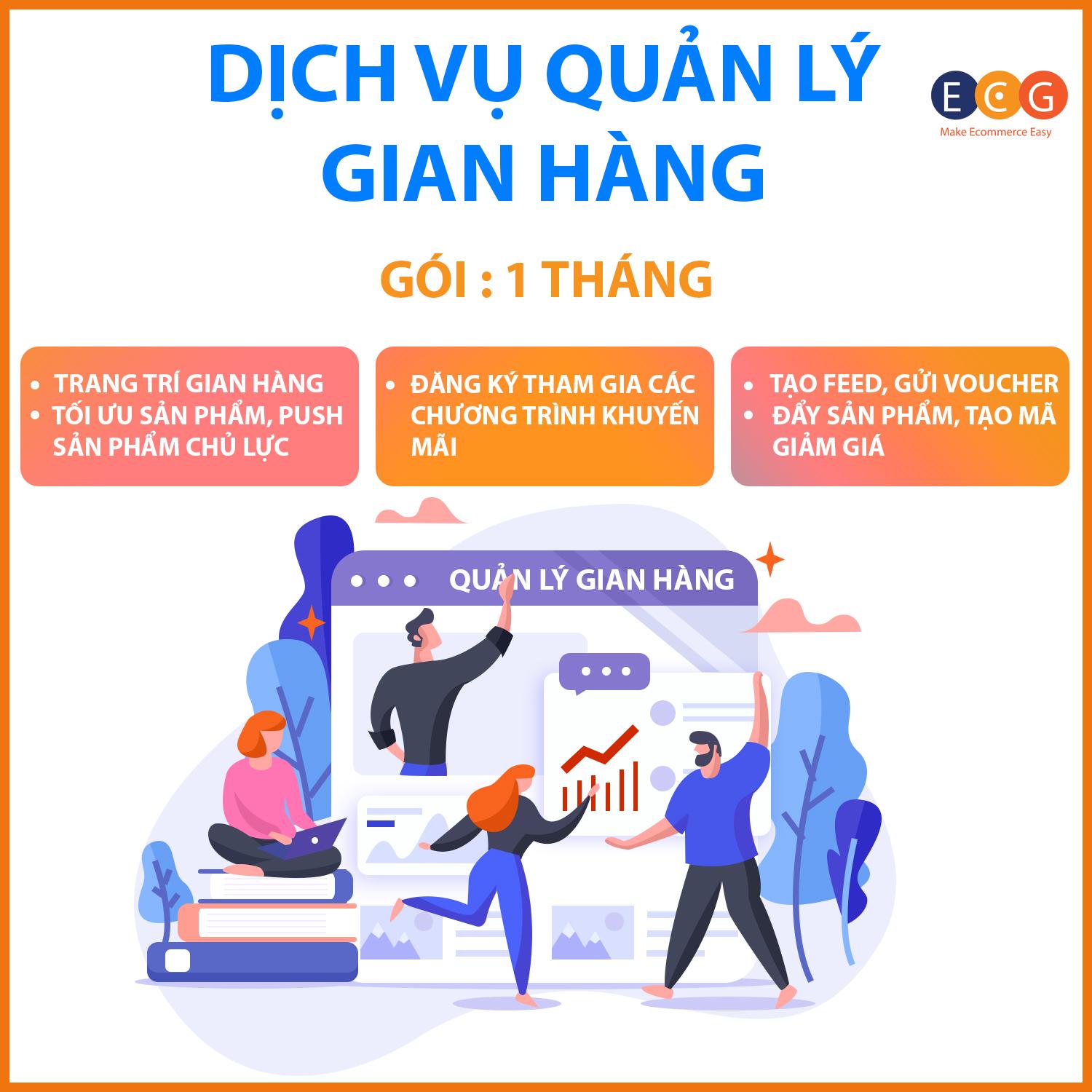 Dịch vụ quản lý gian hàng - Thúc đẩy doanh số
