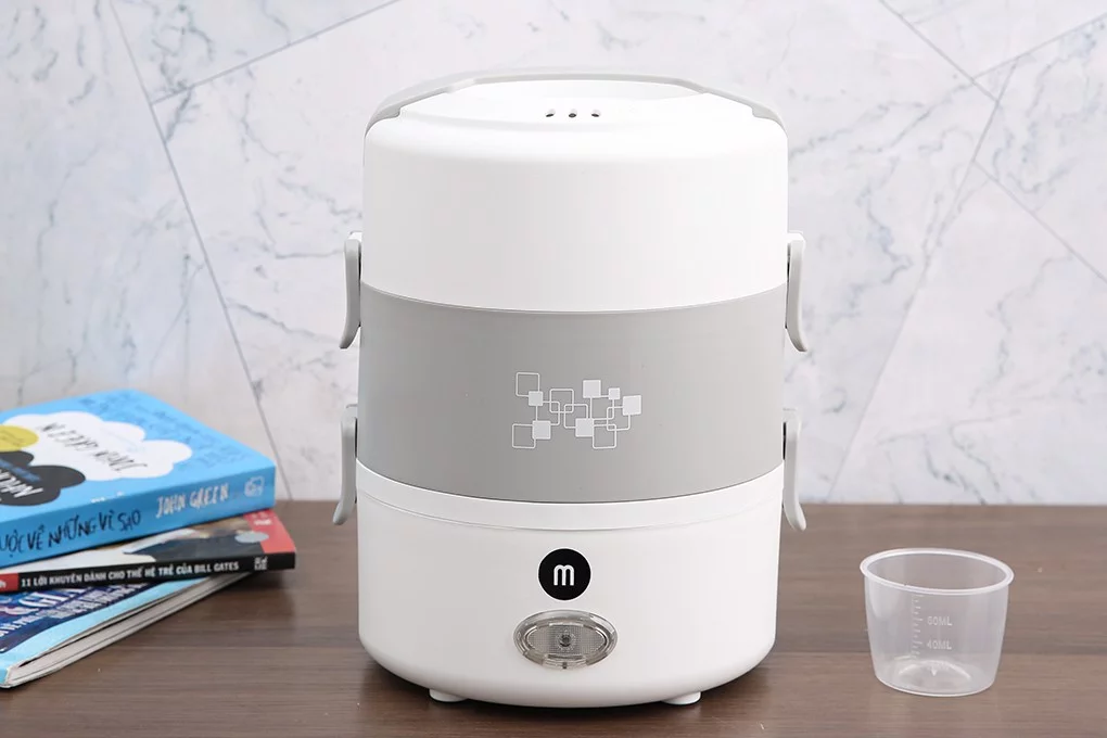 Hộp hâm nóng thức ăn mishio mk-182 inox 304