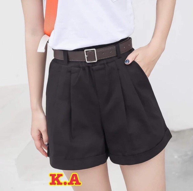 Quần kaki đùi gấp gấu