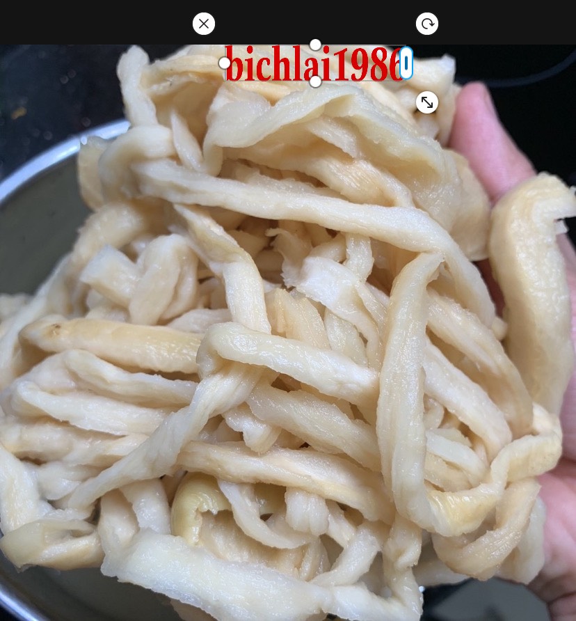 Củ Cải Muối Mặn Sắt Sợi (Cải Xá Bấu)-1000g