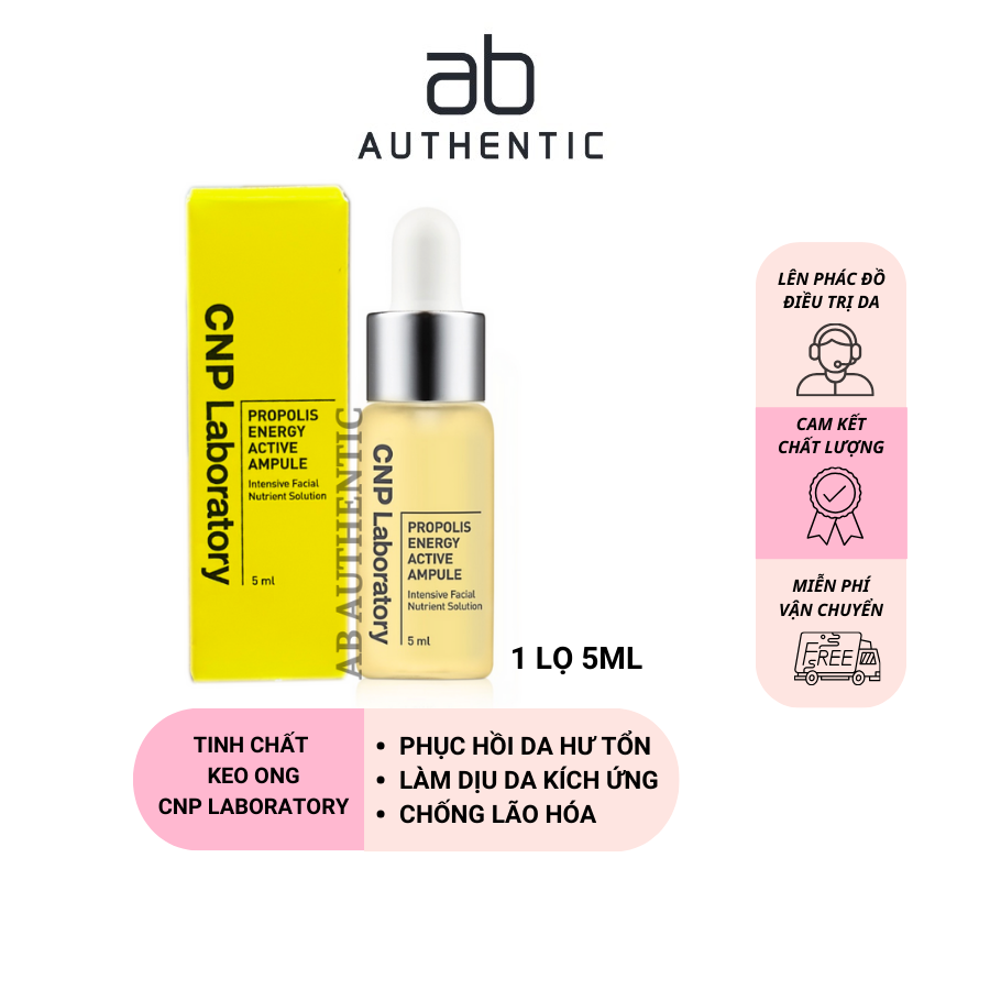 Tinh chất keo ong tái tạo, phục hồi da CNP Laboratory Propolis Energy Ampule 5ml HÀNG CÔNG TY